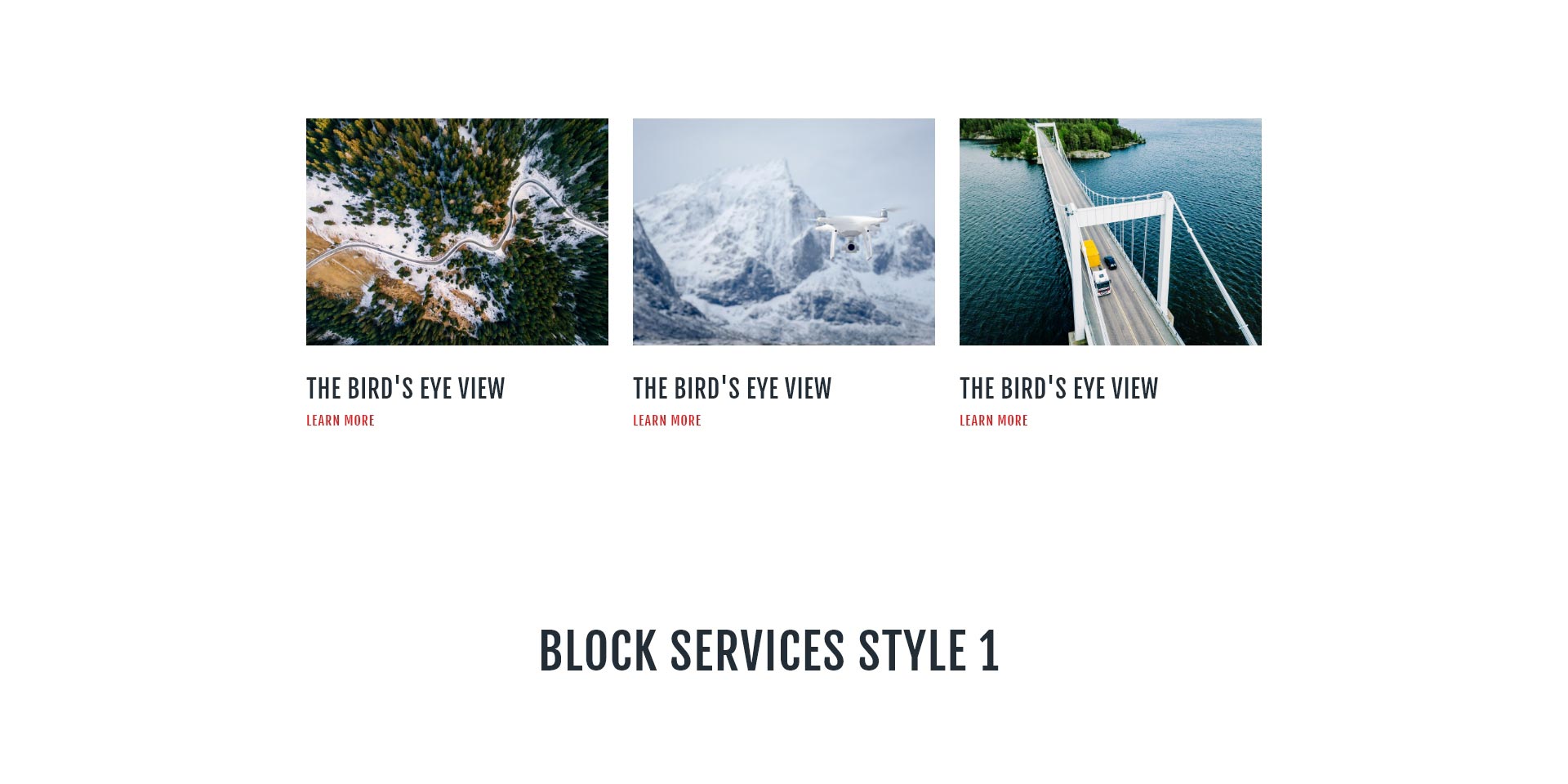 Block services style 1