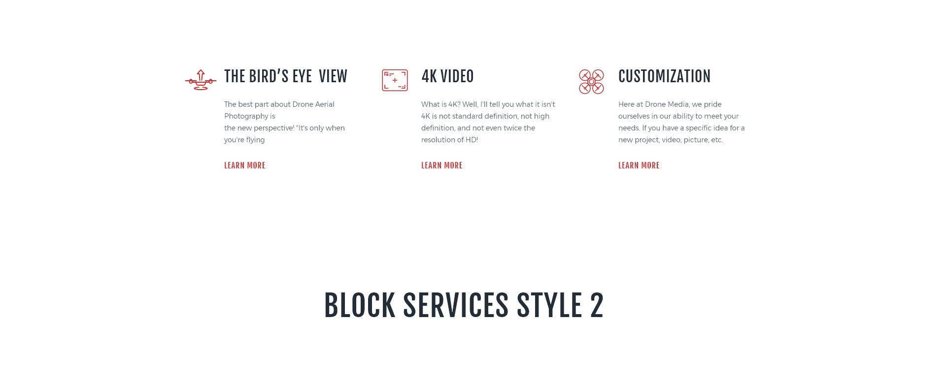 Block services style 2