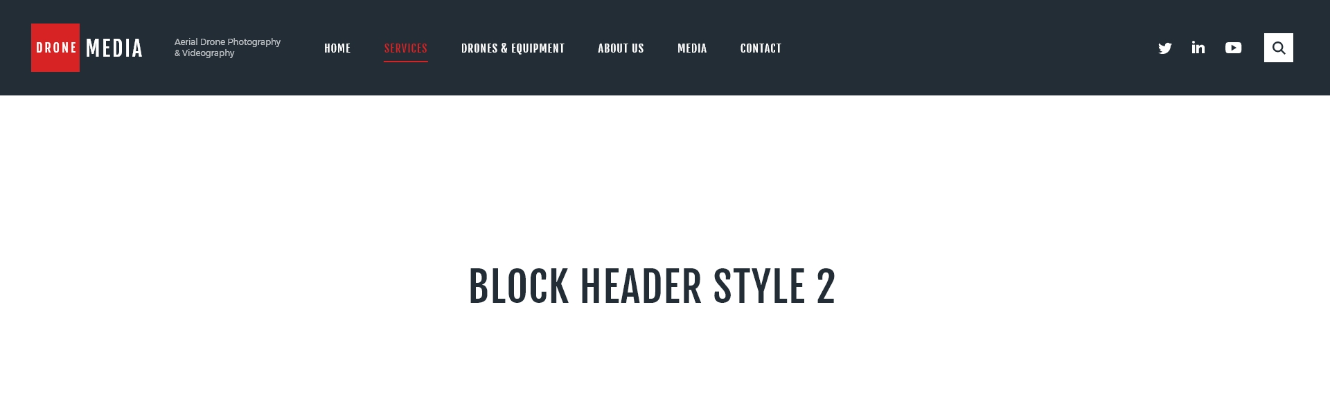 Block header style 2