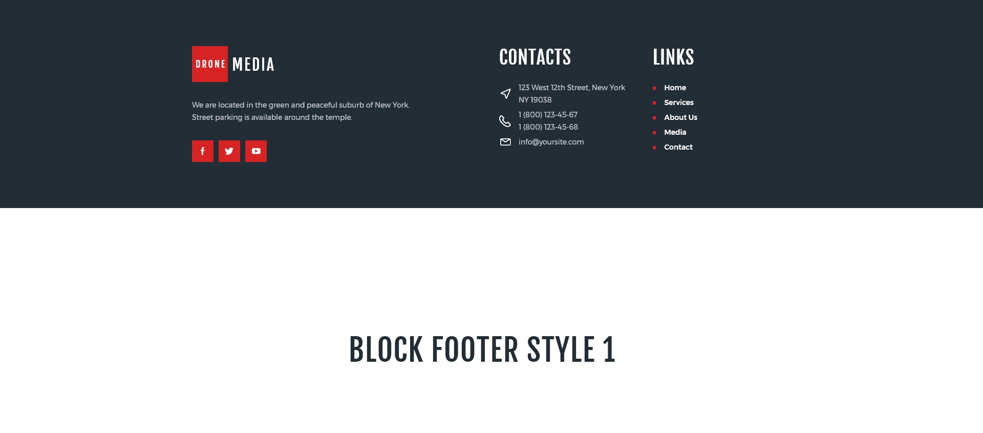 block footer style 1