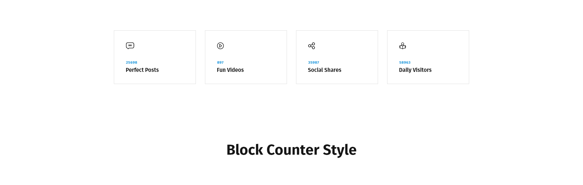 Block Counter Style