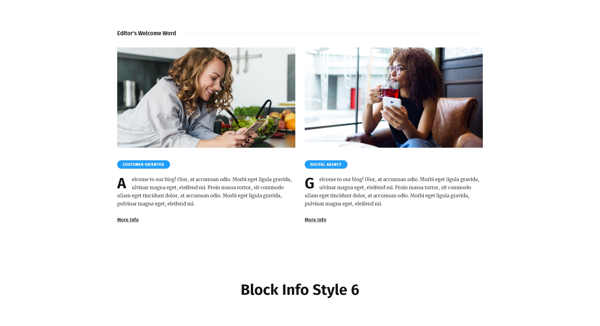 Block Info Style 6