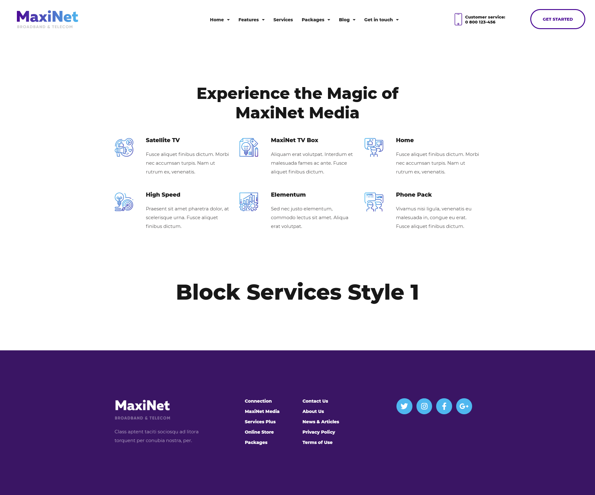 Block Services Style 1
