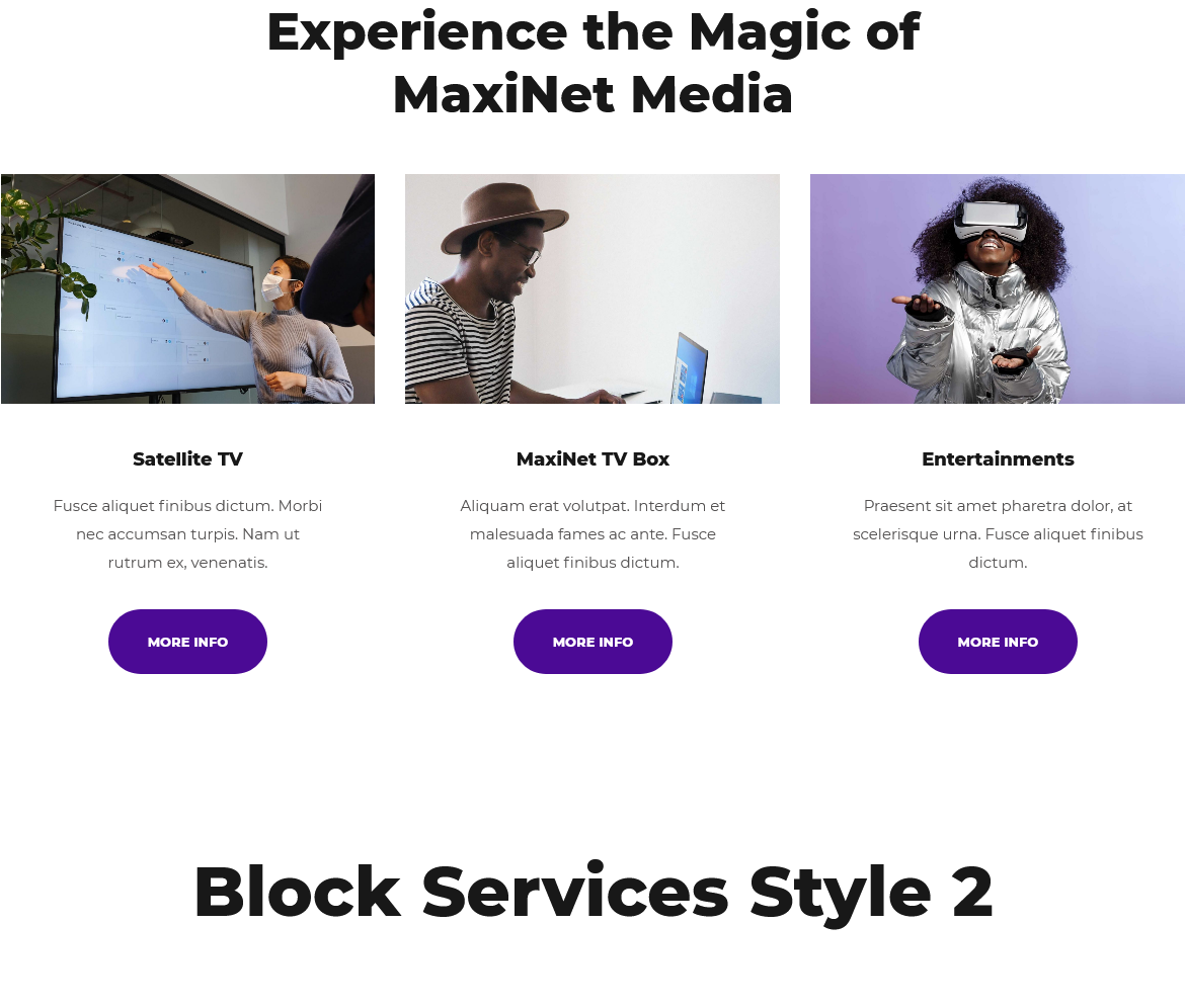 Block Services Style 2
