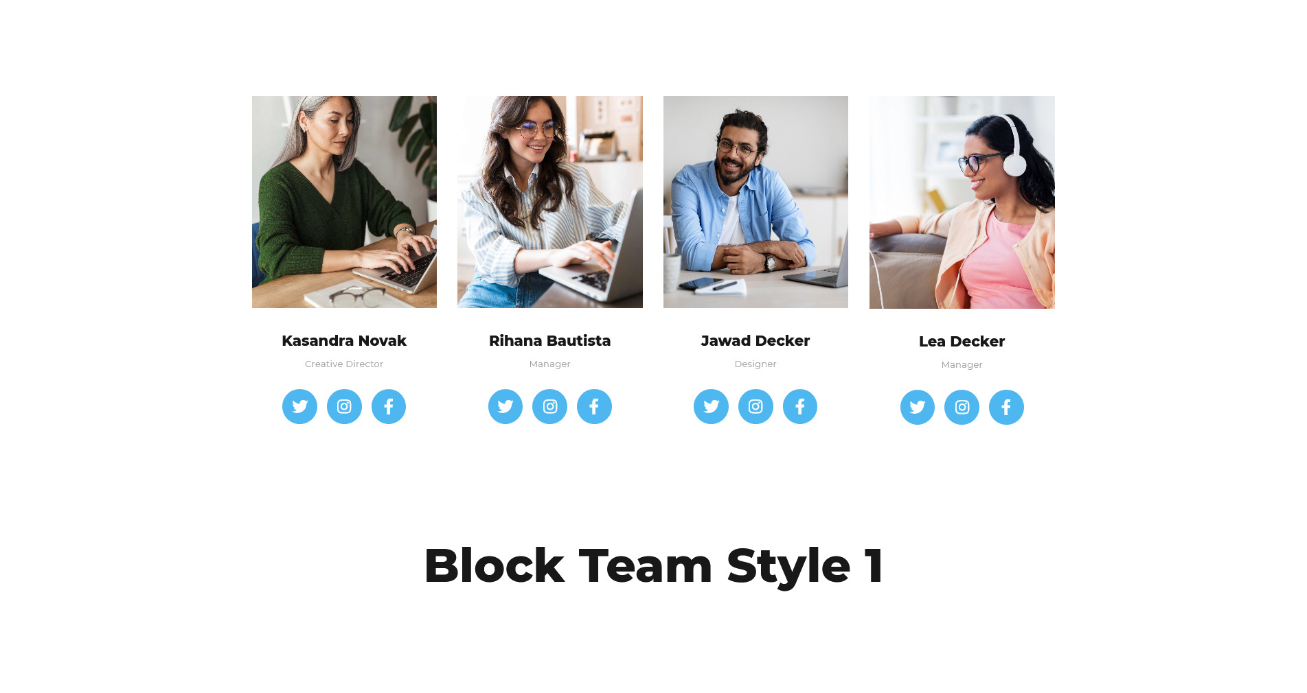 Block Team Style 1